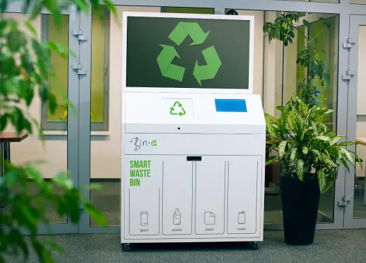 Smart Recycling Stations with AI Sorting